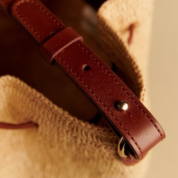 Sezane Farrow Bag Raphia Natural Straw - Picture 5 of 13